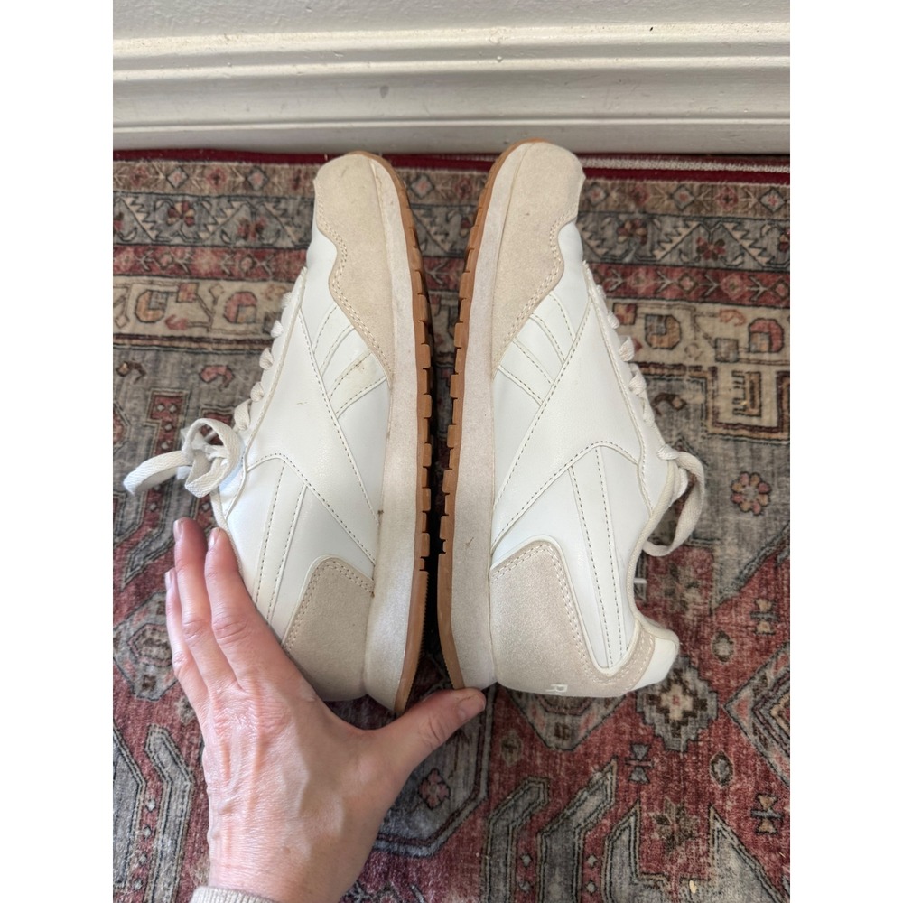 Reebok Royal Glide Womens White Beige Suede Gum‎ Sole Sneakers Size 8 FFC0119598 - Picture 4 of 6